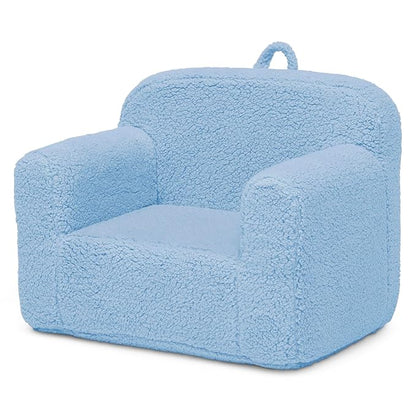 Delta Children Cozee Sherpa Chair, Powder Blue