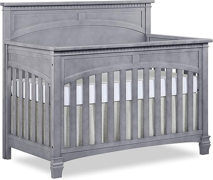 Evolur Santa Fe 5-in-1 Convertible Crib, Storm Grey