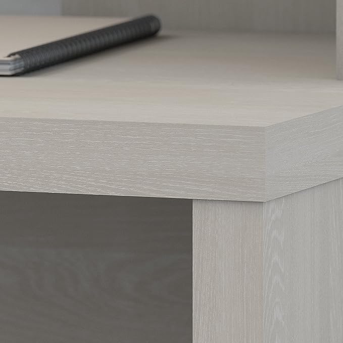 Bush Business Furniture Echo L Shaped Desk, 60W, Gray Sand