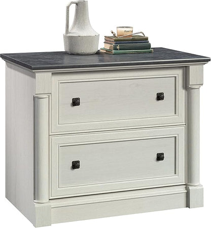 Sauder Palladia Lateral File, L: 36.81" x W: 22.01" x H: 29.61", Glacier Oak