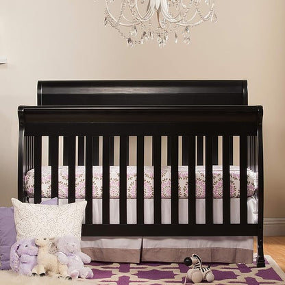 DaVinci Kalani 4-in-1 Convertible Crib in Ebony, Greenguard Gold Certified
