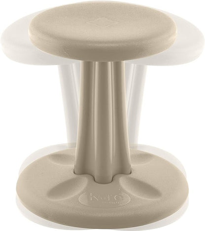 Kore Kids Wobble Chair - Flexible Seating Stool for Classroom & Elementary School, ADD/ADHD - Made in The USA - Age 6-7, Grade 1-2, Sand Dollar (14in)