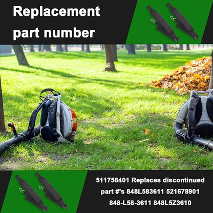 4 Pack 511758401 Leaf Blower Shoulder Straps for RedMax EBZ8500RH EB4401 EB4300 EBZ8500 EBZ8050RH EBZ8050 EBZ8001RH EBZ8001 EBZ7500RH EBZ7500 EBZ6500RH EBZ6500 EBZ8000