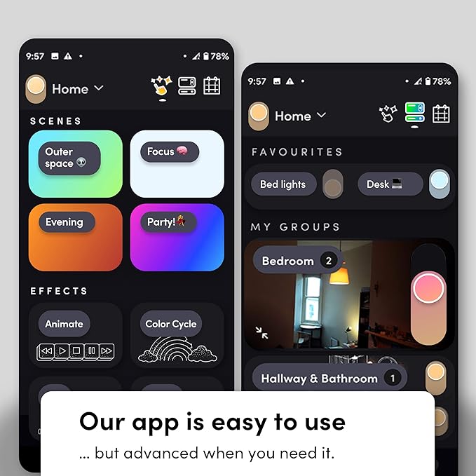 LIFX Color A19 800 lumens, Billions of Colors and Whites, Wi-Fi Smart LED Light Bulb, No bridge required, Works with Alexa, Hey Google, HomeKit and Siri.