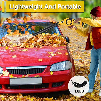 Cordless Leaf Blower for Dewalt 20V Max Battery (NO Battery), 200MPH Mini Leaf Blower with 3 Variable Speed, Electric Handheld Leaf Blower for Yard Care,Patio,Porch,Workbench Clean (Bare Tool)