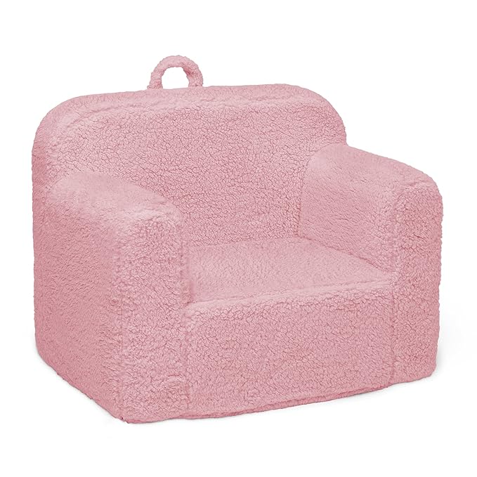 Delta Children Cozee Sherpa Chair, Pink