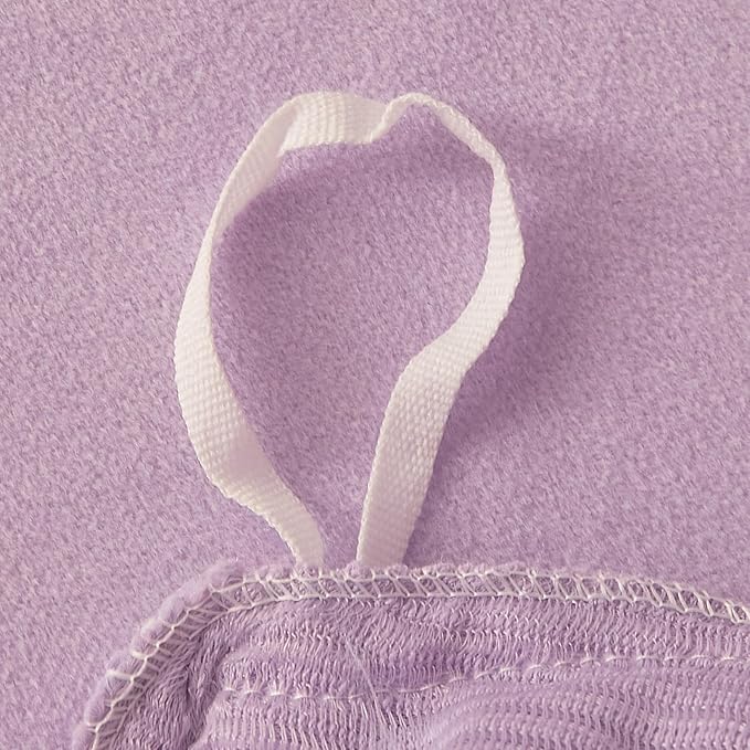 FOPPA Lilac fluffy Comforter Cover Set king- Ultra Soft fluffy lilac Bedding Sets 3 Pieces (1 Duvet Cover + 2 Pillow case) pink fluffy bed set (Lilac, King)