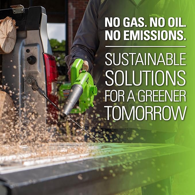 Greenworks 24V (90 MPH / 180 CFM / 125+ Compatible Tools) Cordless Shop Blower, Tool Only