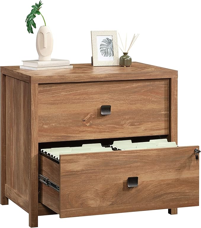 Sauder Cannery Bridge Lateral File, L: 31.73" x W: 22.05" x H: 29.76", Sindoori Mango finish
