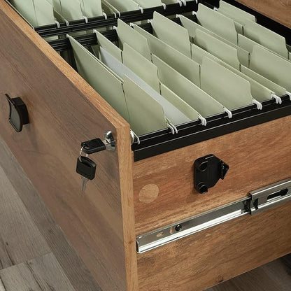 Sauder Cannery Bridge Lateral File, L: 31.73" x W: 22.05" x H: 29.76", Sindoori Mango finish