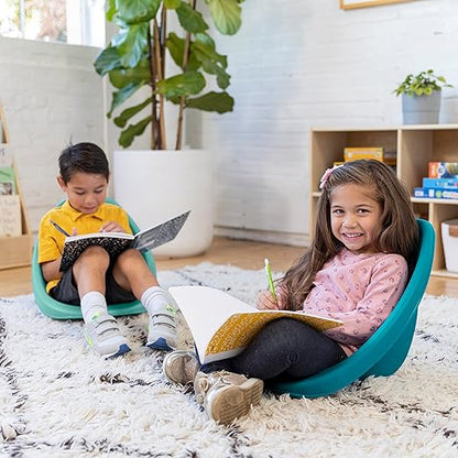 ECR4Kids Leaf Floor Seat, Rocker Chair, Contemporary, 6-Piece