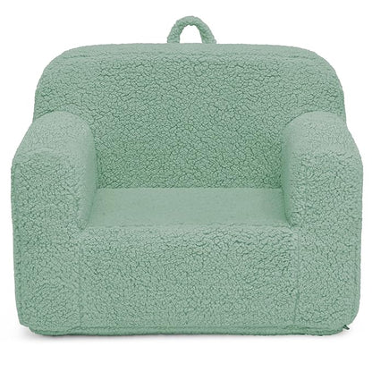 Delta Children Cozee Sherpa Chair, Sage