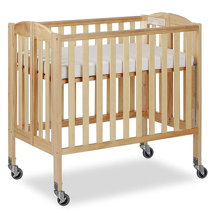 3-in-1 Folding Portable Crib, Natural, Large