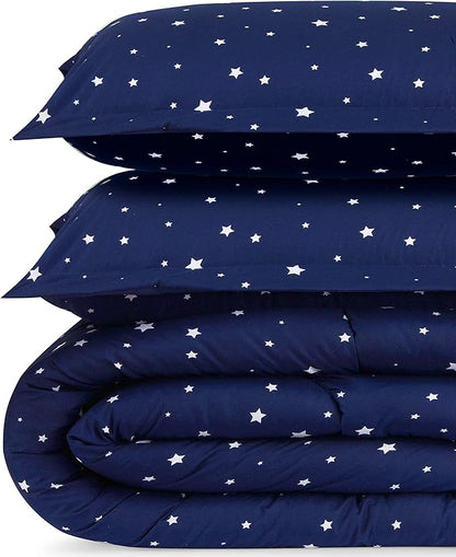 Utopia Bedding All Season Star Comforter Set with 2 Pillow Cases, 3 Piece Soft Brushed Microfiber Kids Bedding Set for Boys/Girls, Machine Washable (Twin)
