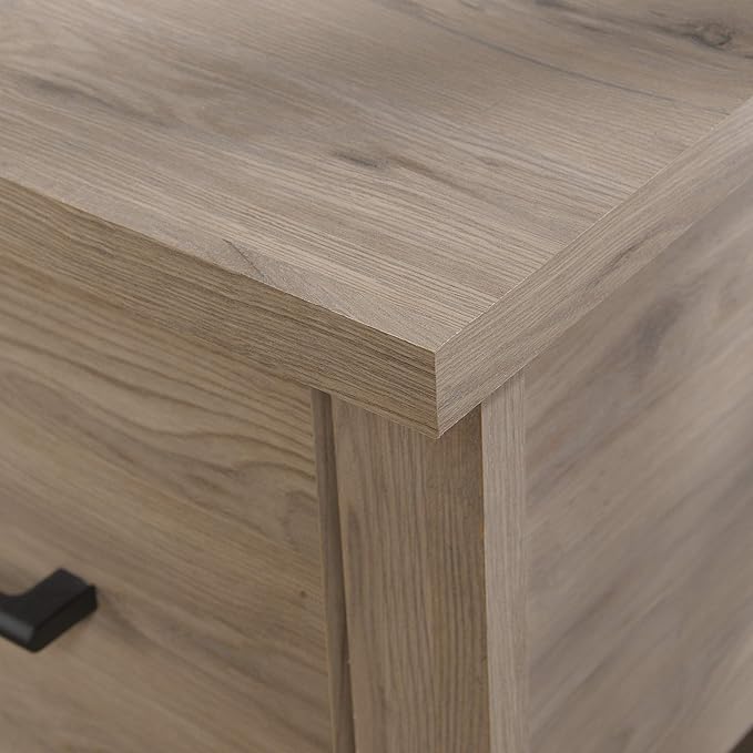 Sauder Summit Station Desk, L: 52.09" x W: 19.29" x H: 29.02", Laurel Oak finish