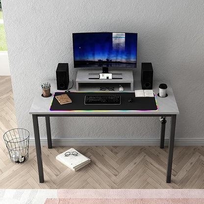 Need Gaming Desk- 47" All-in-one Gamer Computer Table with Headphone Hook/Cup Holder, Professional Game PC Workstation, AC14-12060LBPRO-ND