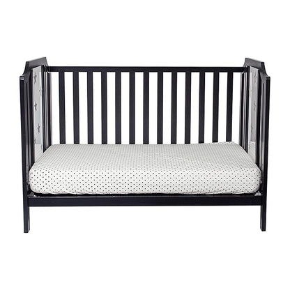 Suite Bebe Celeste 3 in 1 Convertible Island Crib Wood and Acrylic, Black