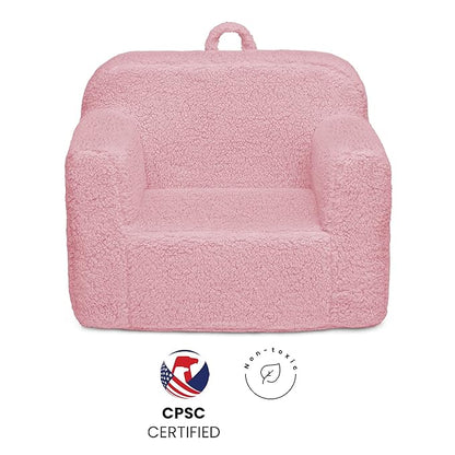 Delta Children Cozee Sherpa Chair, Pink