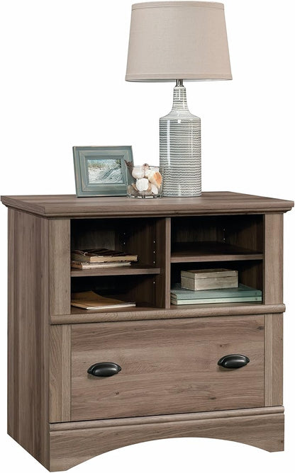 Sauder Harbor View Lateral File, Salt Oak finish
