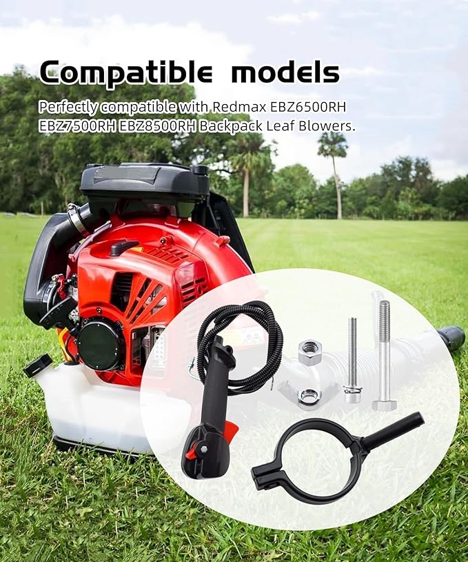 Throttle Control Lever Assembly Fits for Redmax Backpack Leaf Blowers,for EBZ6500RH EBZ7500RH EBZ8500RH,Replace part number 577241201-1 year warranty ﻿