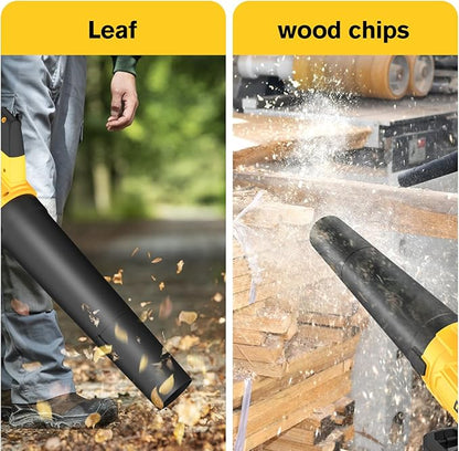 Cordless Leaf Blower for Dewalt 20V Battery, 26000RPM, 400CFM Portable Handheld Leaf Blower for Blowing SnowLeaves, Adjustable Speeds & lightweight for Yard,Patio,Factory(Battery Not Included)
