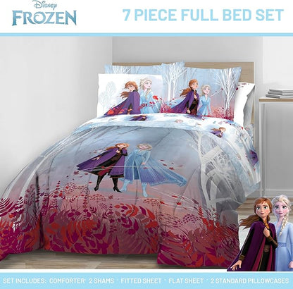 Jay Franco Frozen 2 Forest Spirit Bed Set, Full