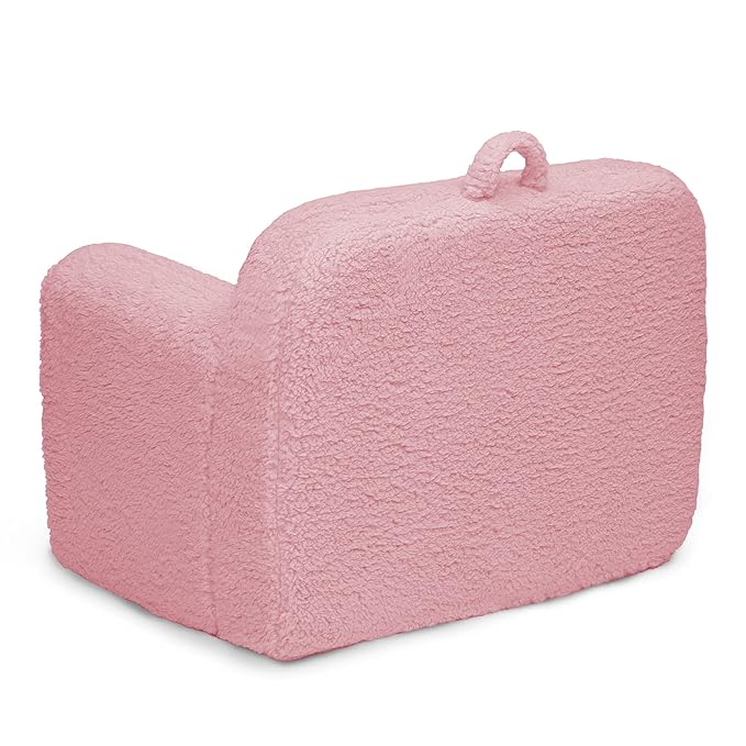 Delta Children Cozee Sherpa Chair, Pink
