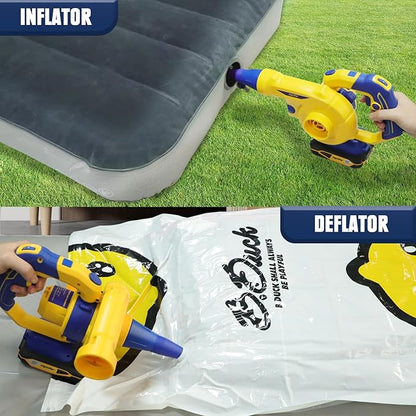 Mellif Leaf Blower for Dewalt 20V MAX Battery(No Battery), Rotatable Brushless Blower/Cordless Vacuum Cleaner/Air Pump for Inflatables, 6 Variable Speed, 180° Adjustable Blower Tube, for Lawn/Yard