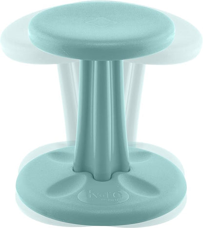 Kore Kids Wobble Chair - Flexible Seating Stool for Classroom & Elementary School, ADD/ADHD - Made in The USA - Age 6-7, Grade 1-2, Teal (14in)