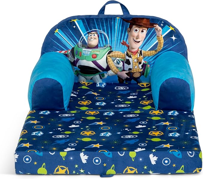 Delta Children Cozee Buddy Flip-Out Kids Chair, Toy Story