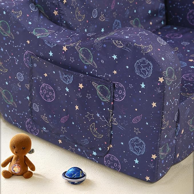 Ulax furniture Toddler Chair, Kids Armchair, Kids Ultra-Soft Snuggle Foam Filled Chair for Boys and Girls