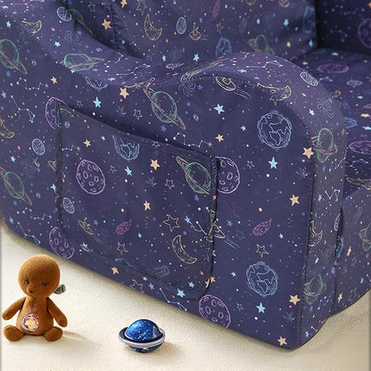 Ulax furniture Toddler Chair, Kids Armchair, Kids Ultra-Soft Snuggle Foam Filled Chair for Boys and Girls