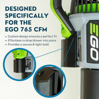 Wall Mount Hanger for EGO 765 CFM Power+ LB7654 & LB7650 Leaf Blower | Hook & Holder for Garage & Shed Organization