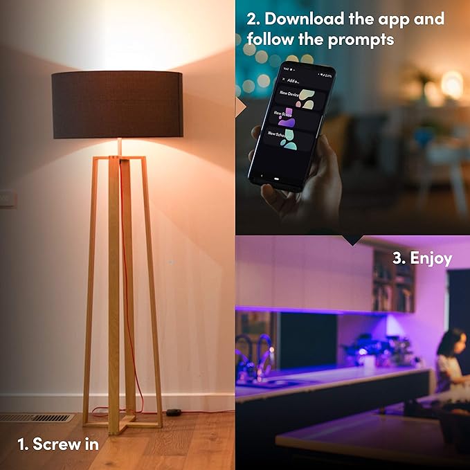 LIFX Color, 1100 lumens BR30 E26, 2.4GHz Wi-Fi Smart LED Light Bulb, Billions of Colors and Whites, No Bridge Required, Works with Alexa, Hey Google, HomeKit and Siri, Multicolor (Pack of 2)