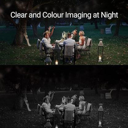 EZVIZ 2K+ Smart Outdoor Security Camera with Floodlight, Built-in 32G Storage, Colour Night Vision, Siren & Light Alarm, AI Human Detection, Two-Way Talk, Waterproof, Hardwired Installation (LC3)