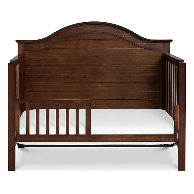 Carter's by DaVinci Nolan 4-in-1 Convertible Crib in Espresso, Greenguard Gold Certified, 57.5x30.8x47 Inch (Pack of 1)