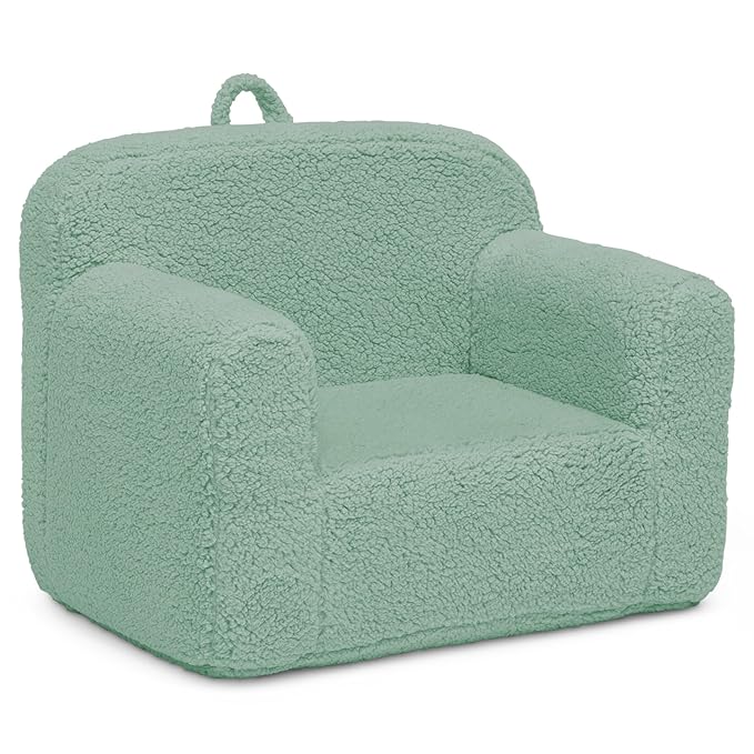 Delta Children Cozee Sherpa Chair, Sage
