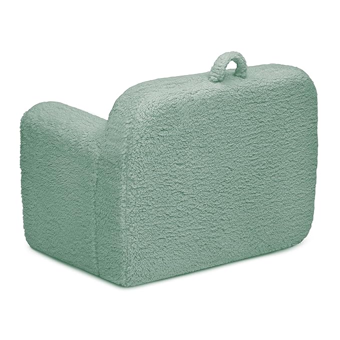 Delta Children Cozee Sherpa Chair, Sage