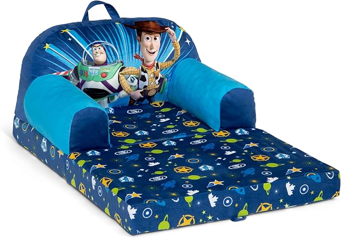 Delta Children Cozee Buddy Flip-Out Kids Chair, Toy Story