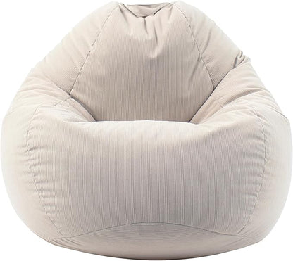 3 Ft Bean Bag Chair Cover (No Filler) Stuffed Animal Storage Bean Bag Cover for Pets Dogs/Cats Bed Corduroy Stuffed for Organizing Plush Toys
