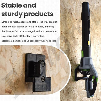 Blower Wall Mount/ Wall Mount Hanger for EGO Leaf Blower 765 CMF Power+ LB7654, Plastic Wall Holder Wall Bracket for Hanging Leaf Blower