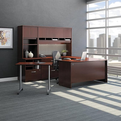 Bush Business Furniture Series C Collection 48W Return Bridge in Mahogany