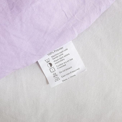 ROSGONIA California King Comforter Set Lavender, 3pcs (1 Boho Purple Cal King Comforter & 2 Pillowcases), All Season Bedding Bedspread Blanket Quilts