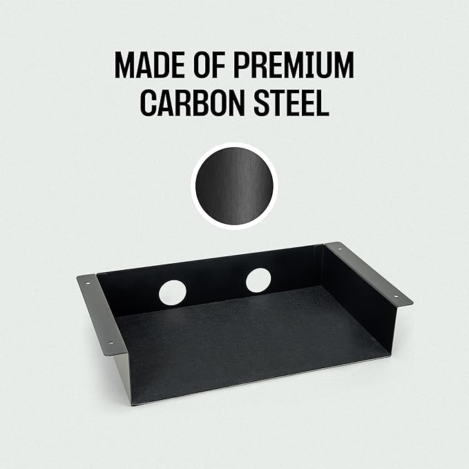 Under Desk Storage Shelf, Under Desk Tray, Carbon Steel Under Shelf Storage, Under The Desk Storage Small Shelf For Desk, Under Table Storage, Gaming Desk Accessories - 7.5 * 8 * 2.8 in