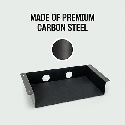 Under Desk Storage Shelf, Under Desk Tray, Carbon Steel Under Shelf Storage, Under The Desk Storage Small Shelf For Desk, Under Table Storage, Gaming Desk Accessories - 7.5 * 8 * 2.8 in