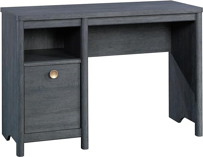 Sauder Dover Edge Home Office Desk, L: 43.15" x W: 17.24" x H: 29.09", Denim Oak Finish