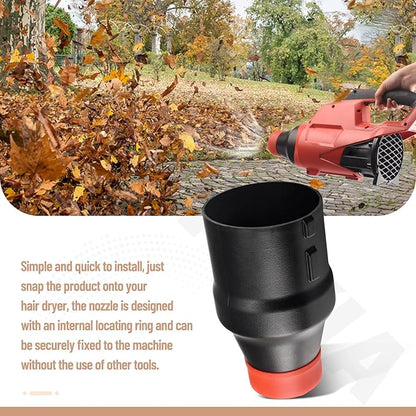 Car Drying Nozzle for Milwaukee M18 Fuel Single Battery 2724-20 2728-20 M18 Leaf Blowers, Car Drying Nozzle for Milwaukee Leaf Blowers with Red Soft Tip Cover