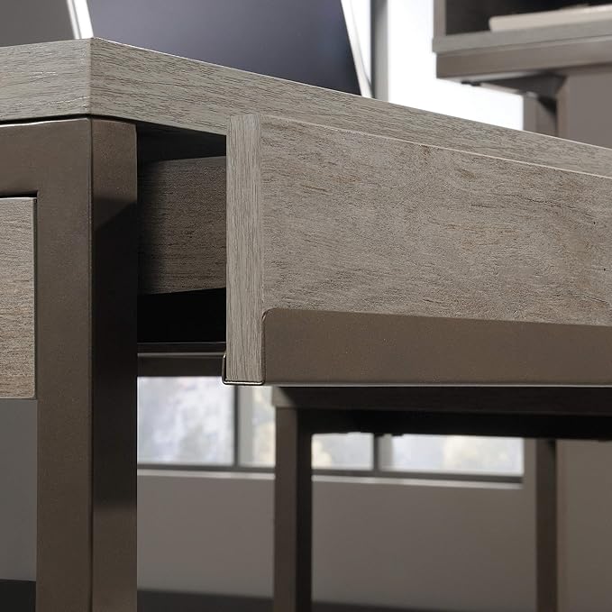 Sauder Manhattan Gate L-Shaped Desk, Mystic Oak finish