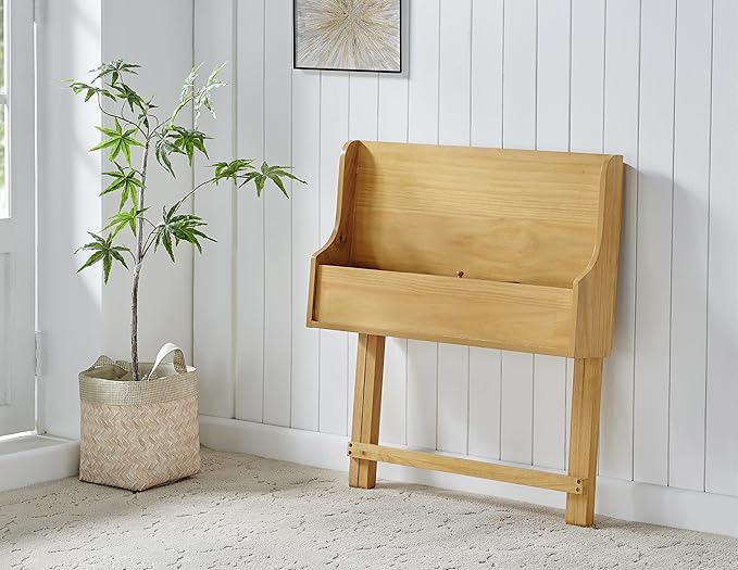 Linon Mable Folding Desk, Natural