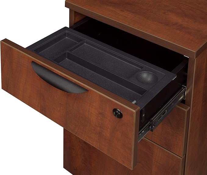 Regency Pedestal Legacy Box File, 15.5" x 22", Cherry
